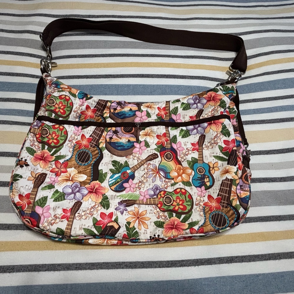 Lesportsac Brown Baby Bag with Structured Design